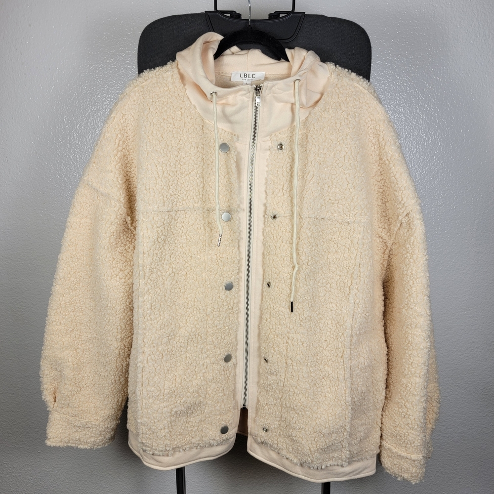 LBLC The Label‎ Resolve Indie Jacket Creme And Ivory Women's Size L